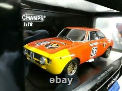 1/18 Minichamps Alfa Romeo Gta 1300 Junior Drm 1972 #83 Limited Edition