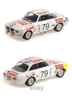 1/18 minichamps alfa romeo gta 1300 no. 79 24h spa francorchamps 1971 new