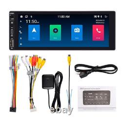 1 Din Bluetooth Touch Screen Car Stereo Video GPS Nav WiFi Android Auto Carplay