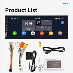 1 Din Bluetooth Touch Screen Car Stereo Video GPS Nav WiFi Android Auto Carplay