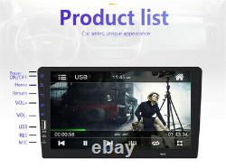 1 Din Car Radio Stereo Bluetooth MP5 Player Mirroring AUX USB 9 in Touch Screen