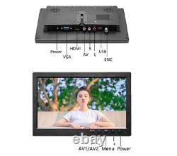 10.1 HD TV LCD Monitor Computer Screen AV/VGA/HDMI/BNC Video Display WithSpeaker