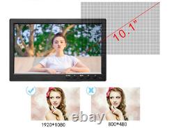 10.1 HD TV LCD Monitor Computer Screen AV/VGA/HDMI/BNC Video Display WithSpeaker