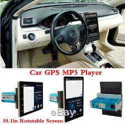 10.1in Android 9.0 1Din Car Wifi Bluetooth Stereo Radio MP5 Player GPS Navi 4+64