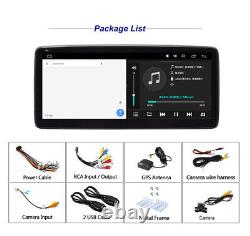 10.25in 1DIN Android9.1 Car Radio Stereo MP5 Player GPS Nav WiFi BT FM+Camera