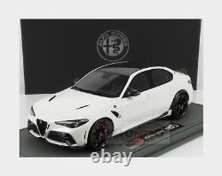 118 BBR Alfa Romeo Giulia Gta 2020 With Showcase Bianco Trofeo BBRC1851B-21V Mo