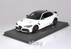 118 BBR Alfa Romeo Giulia Gta 2020 With Showcase Bianco Trofeo BBRC1851B1-21V M