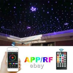 16W RGBW Fiber Optic Star Ceiling Starry Decor Lights BT APP RF Meteor Lamp Kit