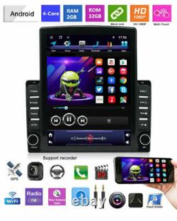 2+32GB Android 9.1 1Din 10.1In Car Stereo Radio Sat Nav GPS WIFI MP5 Player