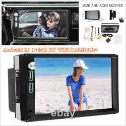 2 DIN 7'' Car Stereo Radio Player GPS BT 2 USB AUX DAB Receiver Rearview Camera