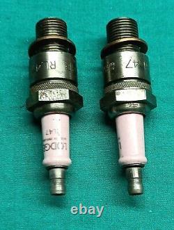 2 lodge spark plugs RL47 for Alfa Romeo GTA 1600 original