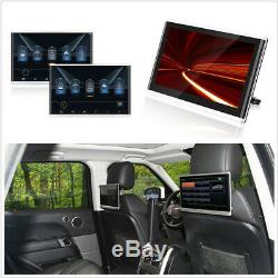210.1HD Android 7.1 Quad-Core Car Headrest Monitors 3G/4G BT HDMI Touch Screen