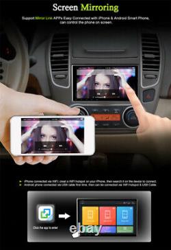2DIN 9in Car Stereo Radio MP5 Player Bluetooth GPS Navi WiFi FM USB Mirror Link