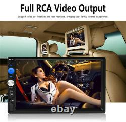 2Din Car Stereo Radio 7in Bluetooth TF USB FM MP5 Player With12LED Dynamic Camera