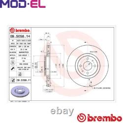2x BRAKE DISC 09.5058.11 FOR FIAT MULTIPLA/VAN PUNTO COUPE TIPO ALFA ROMEO