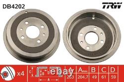 2x BRAKE DRUM DB4202 FOR FIAT IDEA/Van PANDA/Hatchback QUBO BRAVA MAREA BRAVO 2x BRAKE DRUM DB4202 FOR FIAT IDEA/Van PANDA/Hatchback QUBO BRAVA MAREA BRAVO