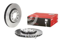 2x Brake Discs Pair Vented fits JEEP RENEGADE 1.6D Front 2016 on 281mm Set New