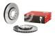 2x Brake Discs Pair Vented Fits Jeep Renegade 1.6d Front 2016 On 281mm Set New