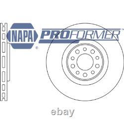 2x Brake Discs Vented For Alfa Romeo Brera 1.8 TBi NAPA Proformer Front 51731346