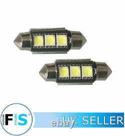 2x36mm CANBUS ERROR FREE CAR LED W5W 501 NUMBER PLATE/INTERIOR LIGHT BULBS-ALR