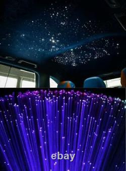 370Pcs Mixed Fiber Optic Car Roof Ceiling Twinkle Star Lights Kit Remote Control