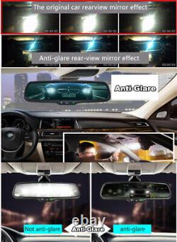 4.3 LCD Dual Screen 4CH HD Rear View Mirror Anti-glare Digital Monitor+Bracket