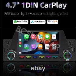 4.7in Car Stereo For Apple Carplay Android Auto Player Multimedia Colorful Light