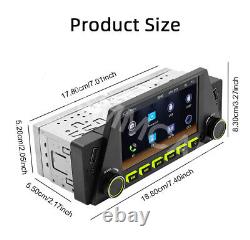 4.7in Car Stereo For Apple Carplay Android Auto Player Multimedia Colorful Light