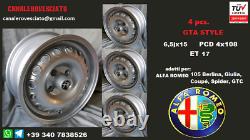 4 Cerchi lega Alfa Romeo Giulia GTA 6,5x15 4x108 felgen wheels llantas jantes