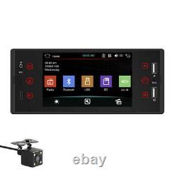 5in Car Stereo Radio Bluetooth Audio MP5 Player Mirror Link Single DIN With Camera