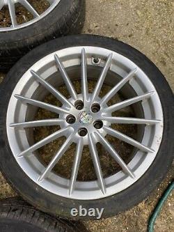 5x98 18 Alfa Romeo Genuine Jetfins Alloys With Tyres 147 156 GTA GT