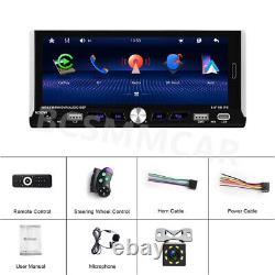 6.9in For Apple CarPlay Android Auto Car Stereo Radio Touch Screen USB WithCamera