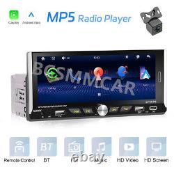 6.9in For Apple CarPlay Android Auto Car Stereo Radio Touch Screen USB WithCamera