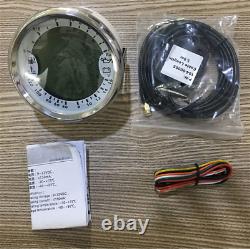6In1 Multifunction 7-Color LED GPS Speedometer Tachometer Oil Pressure Voltmeter