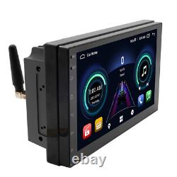 7 Double 2Din Android 10.1 Car Stereo GPS Nav Radio MP5 Player WithRear Camera