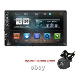 7 HD 2Din Car Multimedia Bluetooth MP5 Player FM +170° Dynamic Track Camera Set