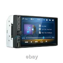 7 HD 2Din Car Multimedia Bluetooth MP5 Player FM +170° Dynamic Track Camera Set