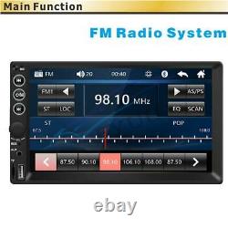 7 HD 2Din Car Multimedia Bluetooth MP5 Player FM +170° Dynamic Track Camera Set