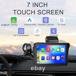 7 Inch Portable Car Stereo Radio Wireless Apple Carplay Android Auto MP5 Player