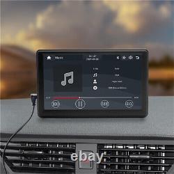 7in Car Monitor HD Touch Screen Wireless CarPlay Android GPS Bluetooth Portable