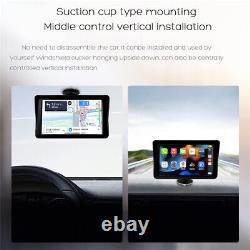 7in Car Monitor Touch Screen Wireless CarPlay Android GPS Bluetooth Mirror Link