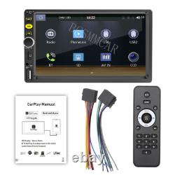 7in Car Radio Double 2DIN For Apple CarPlay Stereo Touch Screen Bluetooth FM USB