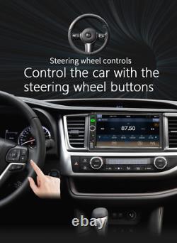 7in Car Radio Double 2DIN For Apple CarPlay Stereo Touch Screen Bluetooth FM USB