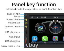 7in Car Radio Touch Screen MP5 Player Stereo Bluetooth WithApple Carplay/Android