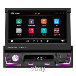 7in Single 1Din Car Stereo Radio MP5 Player Touch Screen Bluetooth Mirror Link