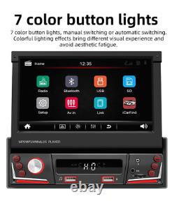 7in Single 1Din Car Stereo Radio MP5 Player Touch Screen Bluetooth Mirror Link