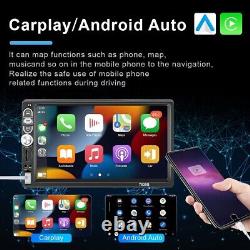 7in Single Din Bluetooth Car Stereo Radio MP5 Player Wired Carplay Mirror Link