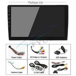8 1Din 1080P Rotatable Car Quad-core Android 8.1 Stereo GPS Wifi 1G+16G+ Camera