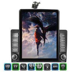 9.5in Double 2DIN BT Car Radio Stereo MP5 Player Touch Screen + 4LED Rear Camera