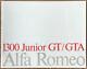 Alfa Romeo 1300 Junior Gt/gta Car Sales Brochure C1970 #706a42